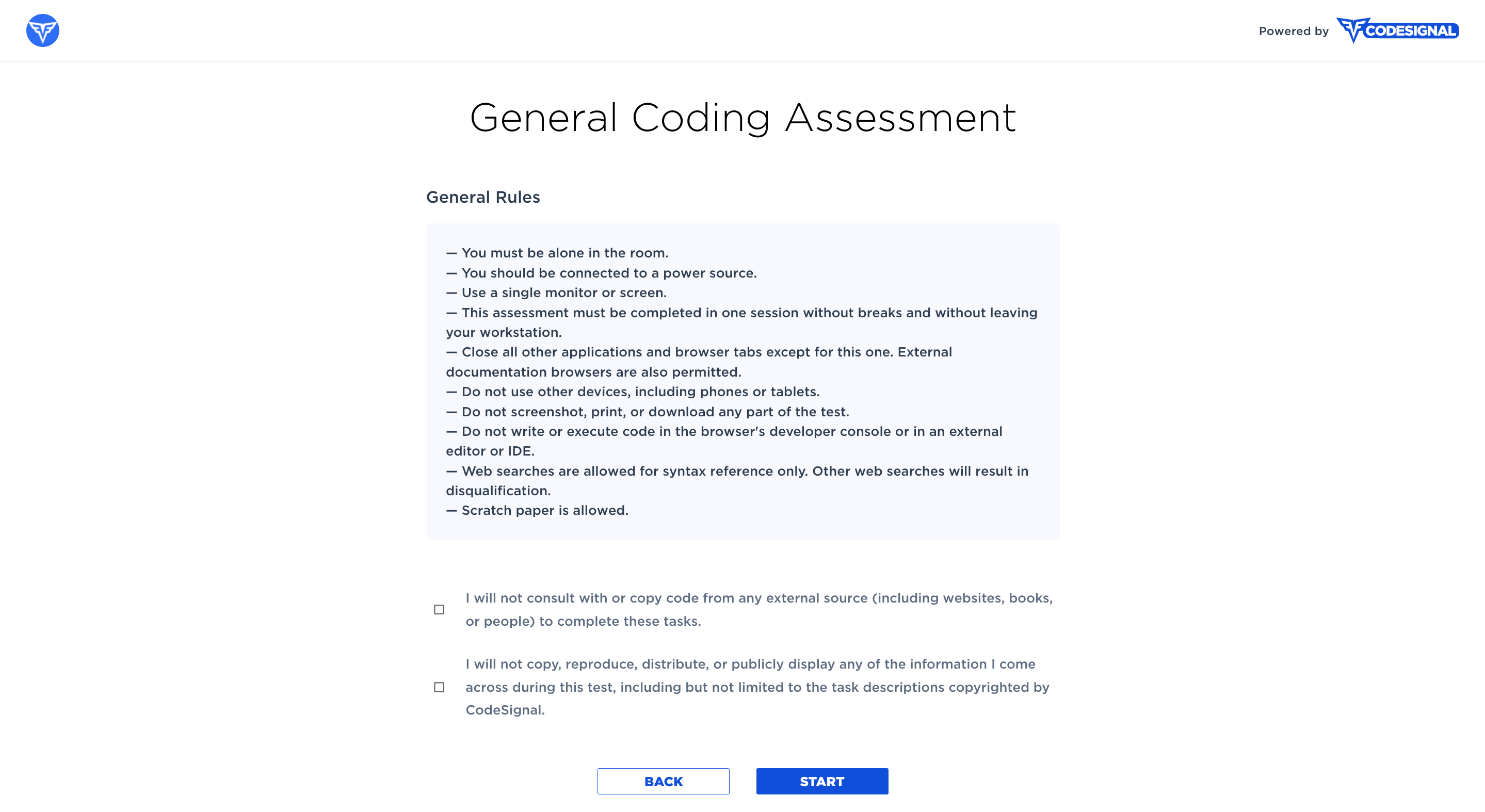 General Coding Framework (GCF) Rules and Setup CodeSignal Knowledge Base